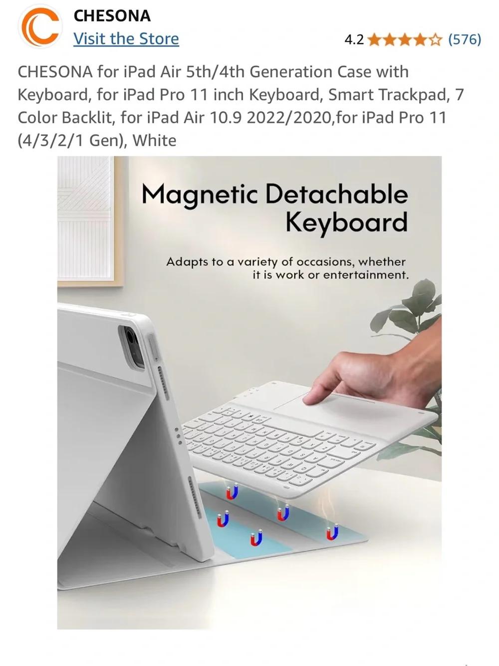 iPad Keyboard with Touchpad